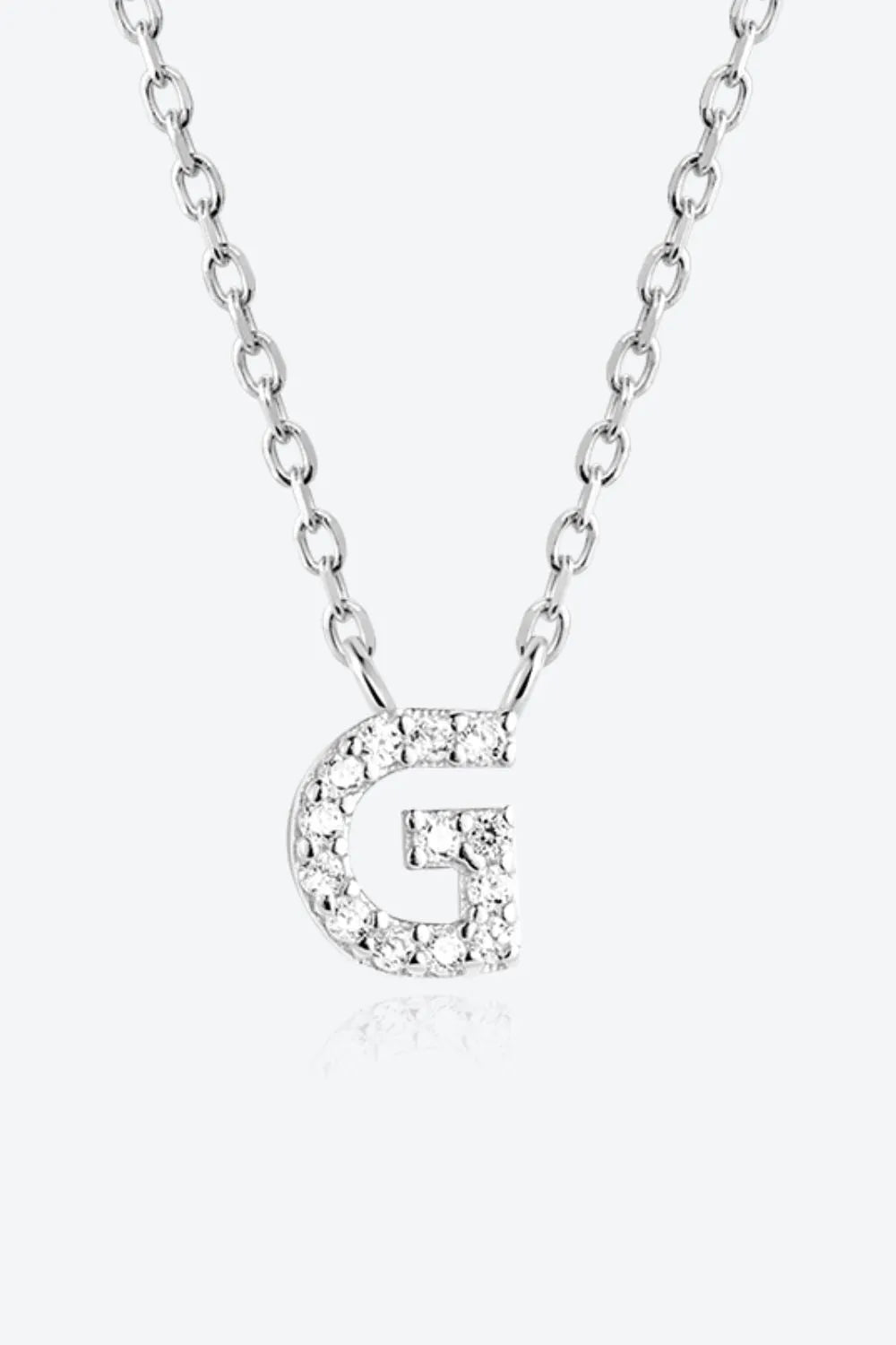 G To K Zircon 925 Sterling Silver Necklace Necklaces - Tophatter Daily Deals
