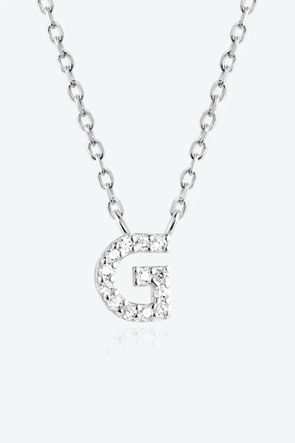 G To K Zircon 925 Sterling Silver Necklace Necklaces - Tophatter Daily Deals