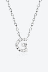 G To K Zircon 925 Sterling Silver Necklace Necklaces - Tophatter Daily Deals