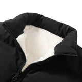 Insulating Men's Puffer Jacket – Stand-Up Collar, Lambswool 3D Changing Face Moving Picture Frame - Tophatter Daily Deals