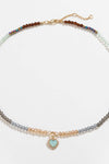 Heart Pendant Beaded Necklace Necklaces - Tophatter Daily Deals