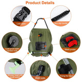 5Gal Solar Heating Camping Shower Bag Outdoor Recreation - Tophatter Daily Deals