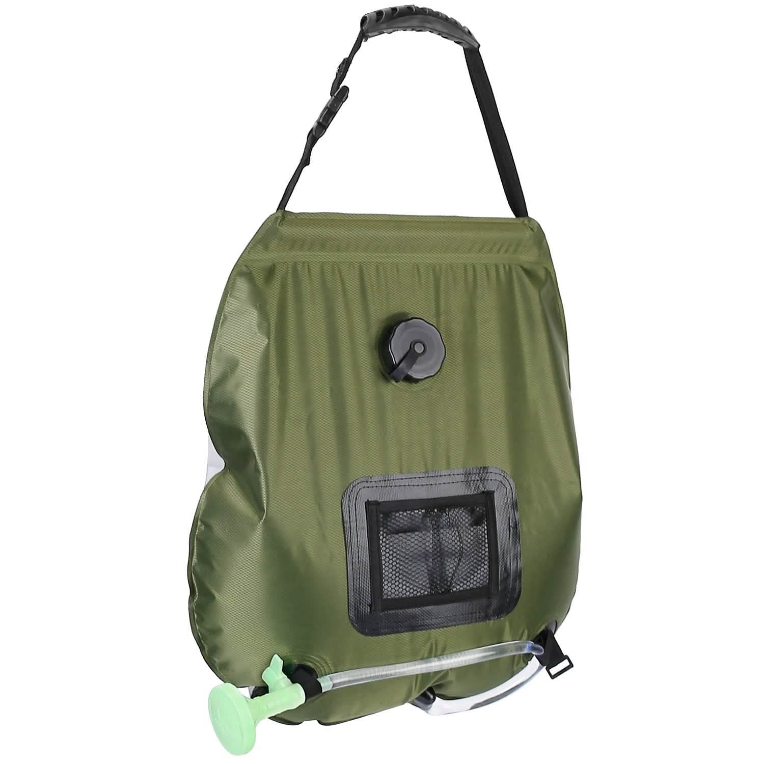 5Gal Solar Heating Camping Shower Bag Outdoor Recreation - Tophatter Daily Deals