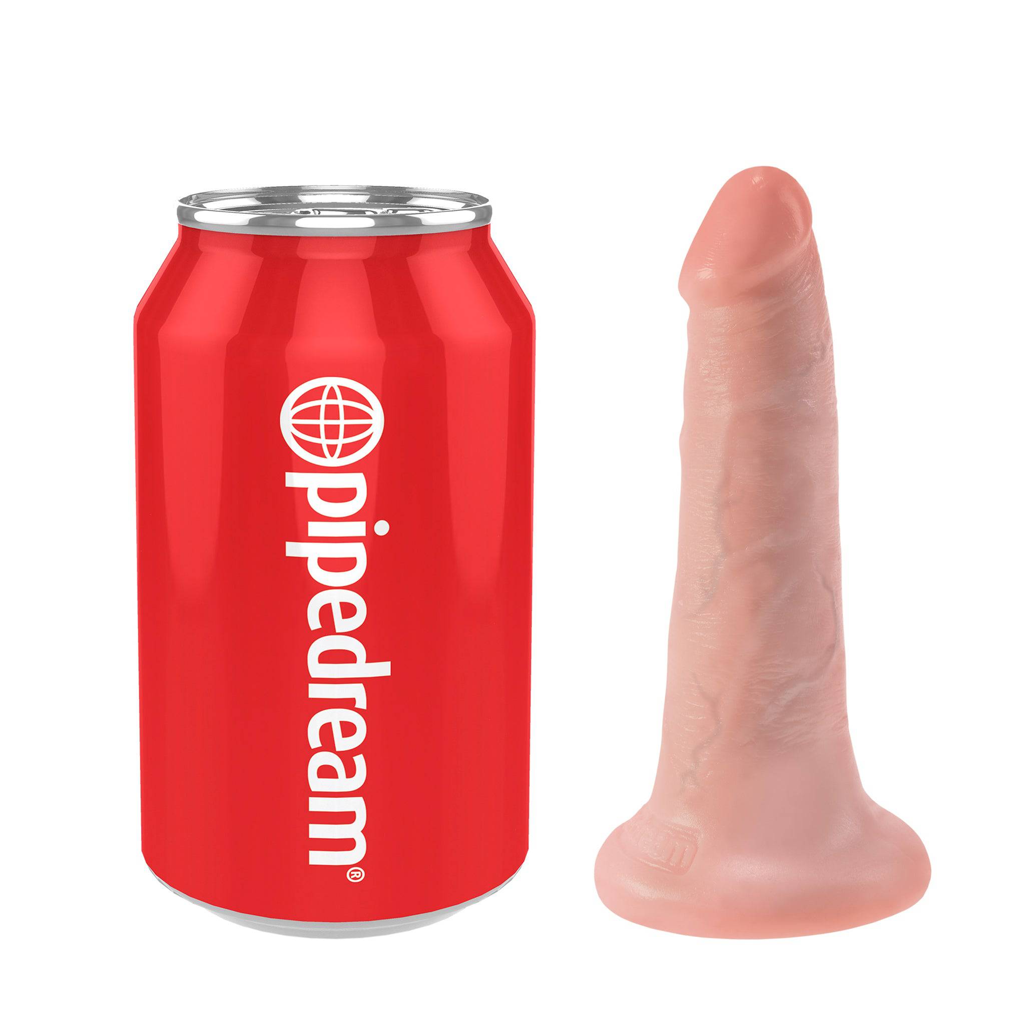 Pipedream - King Cock - Ultra Realistic Dildo - 5 inch - Light Sex Toy - Tophatter Daily Deals