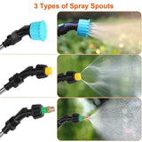 5L/1/3 Gallon Electric Plant Sprayer Telescopic Rechargeable with 3 Spray Sprouts Garden & Patio - Tophatter Daily Deals