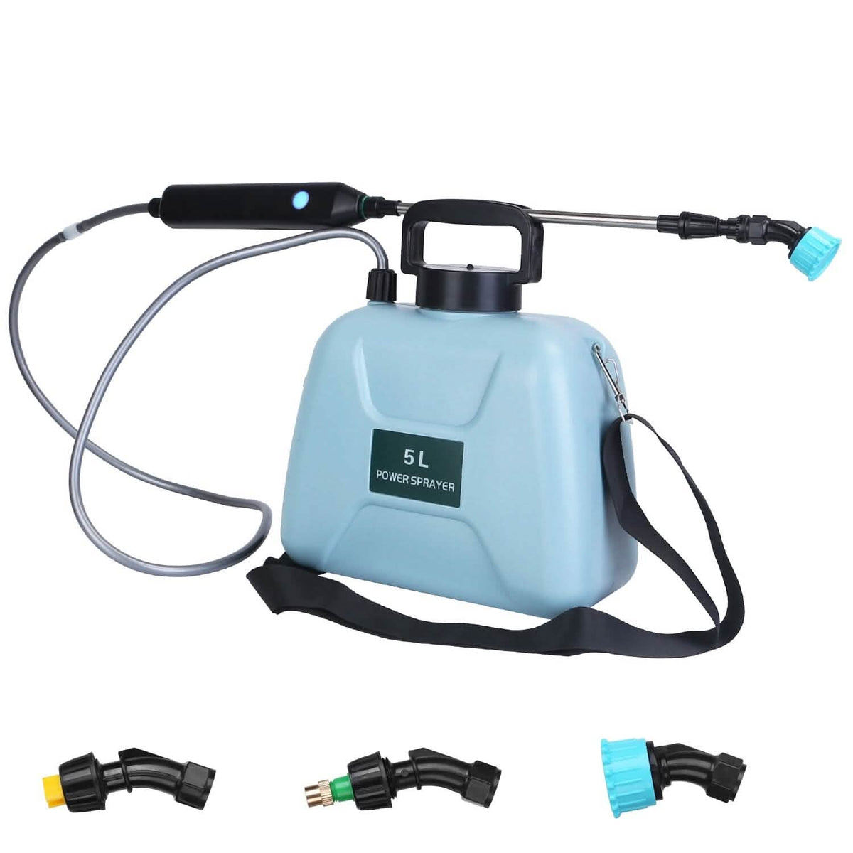 5L/1/3 Gallon Electric Plant Sprayer Telescopic Rechargeable with 3 Spray Sprouts Garden & Patio - Tophatter Daily Deals