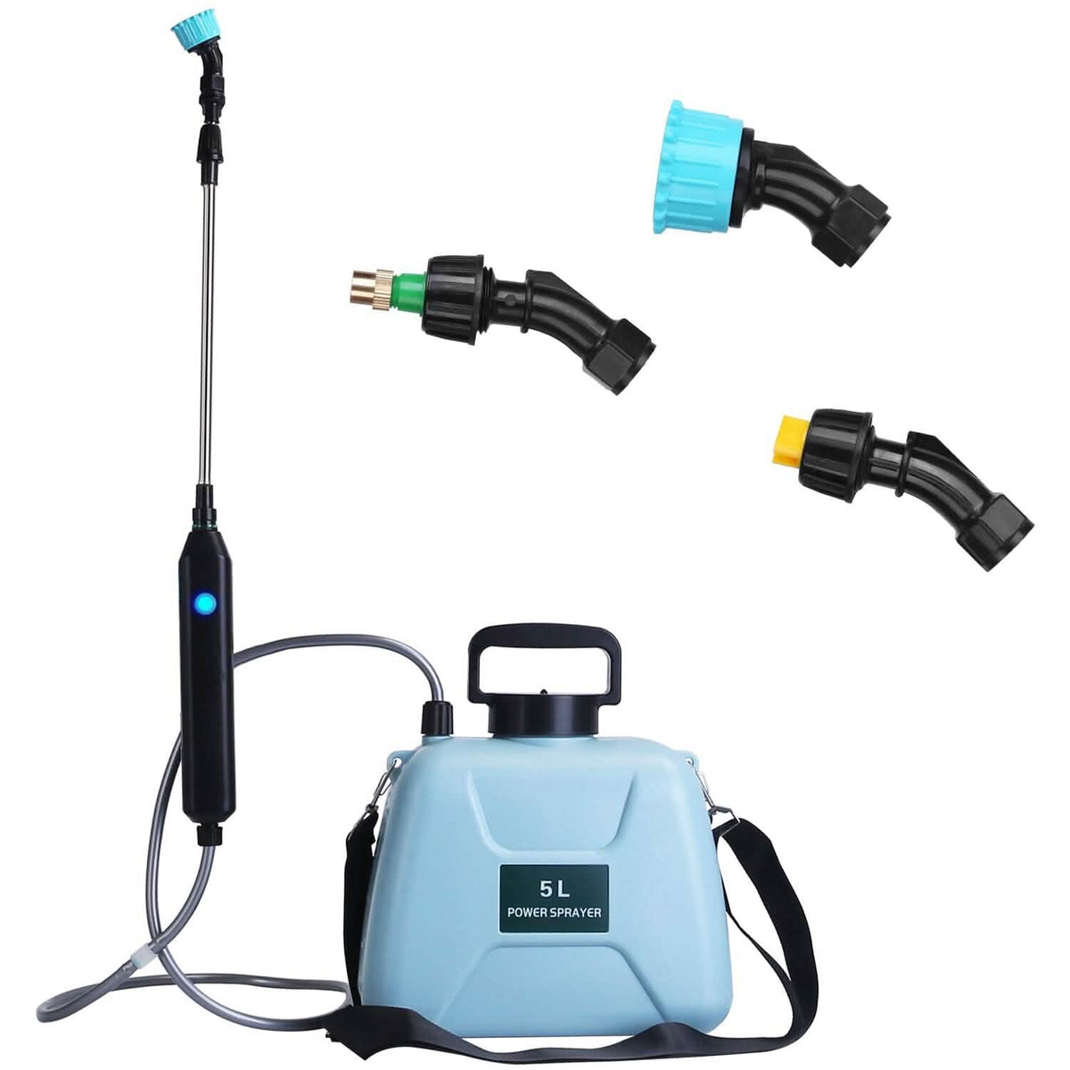 5L/1/3 Gallon Electric Plant Sprayer Telescopic Rechargeable with 3 Spray Sprouts Garden & Patio - Tophatter Daily Deals