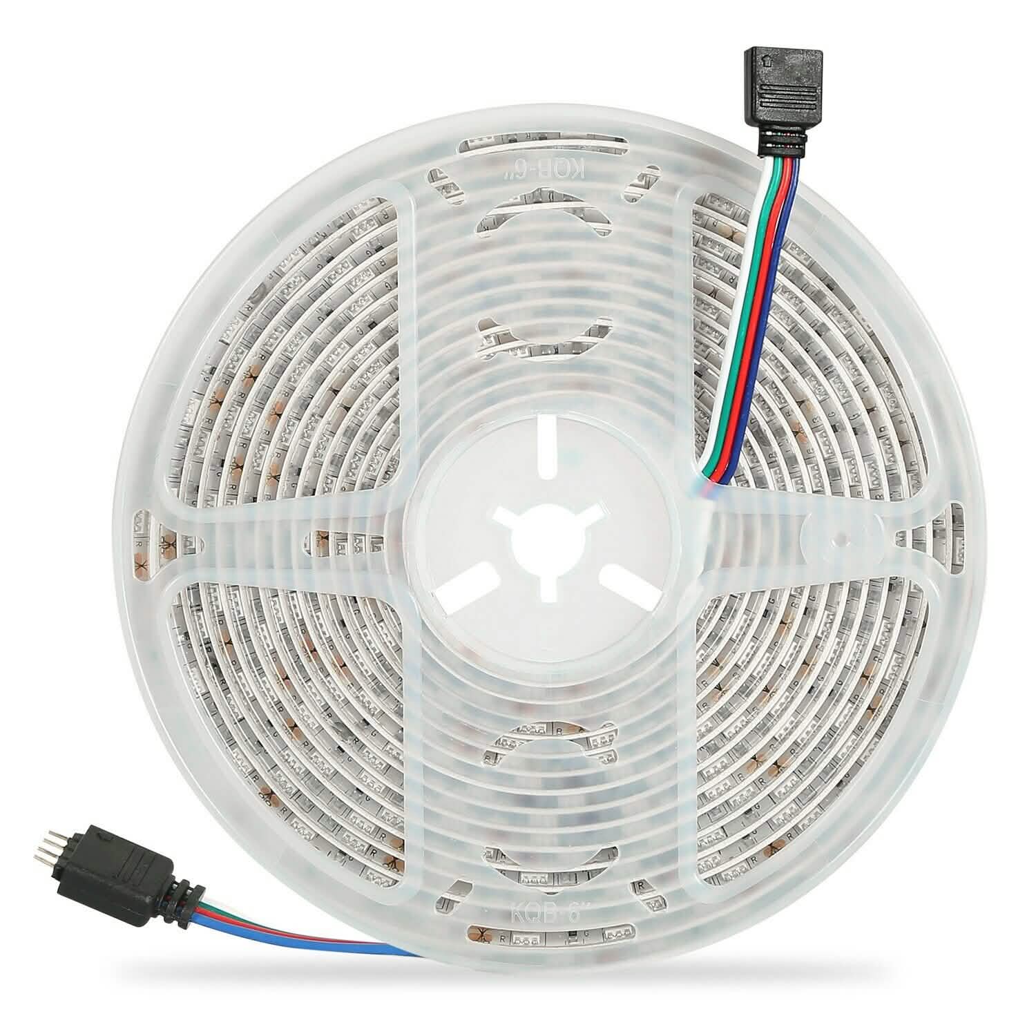 5M LED Strip Light 5050 SMD RGB Waterproof Smart WIFI IR APP Controller Indoor Lighting - Tophatter Daily Deals