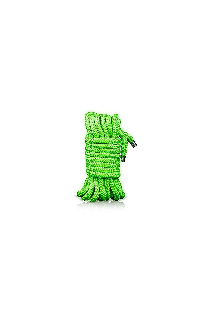 Ouch by Shots Toys - Glow - Rope - Glow in the Dark 5 Meters BDSM - Tophatter Daily Deals