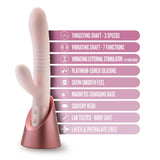 Blush Fraya (Pink) – Rabbit Vibrator 5.25 Inch Insertable > Vibrators > Ladies > Rabbit - Tophatter Daily Deals