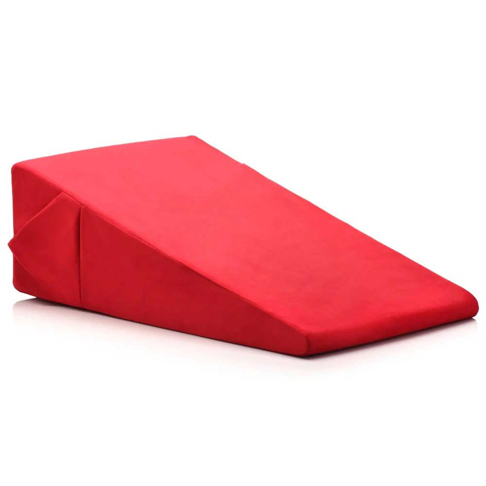 Love Large Wedge Pillow (Red) – Velvet Soft Adult Intimacy Play Pillow > Sex Toys > Sex Positioners - Tophatter Daily Deals