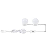 5V USB Power Vanity Lights 2 Bulbs Indoor Lighting - Tophatter Daily Deals