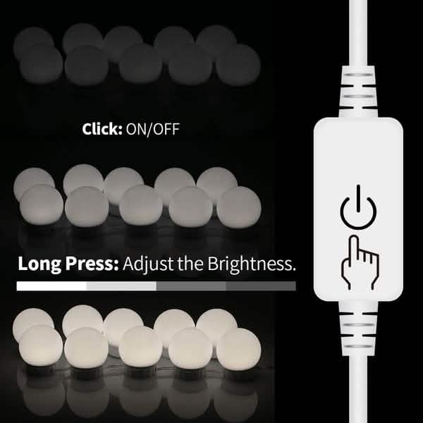 5V USB Power Vanity Lights Indoor Lighting - Tophatter Daily Deals