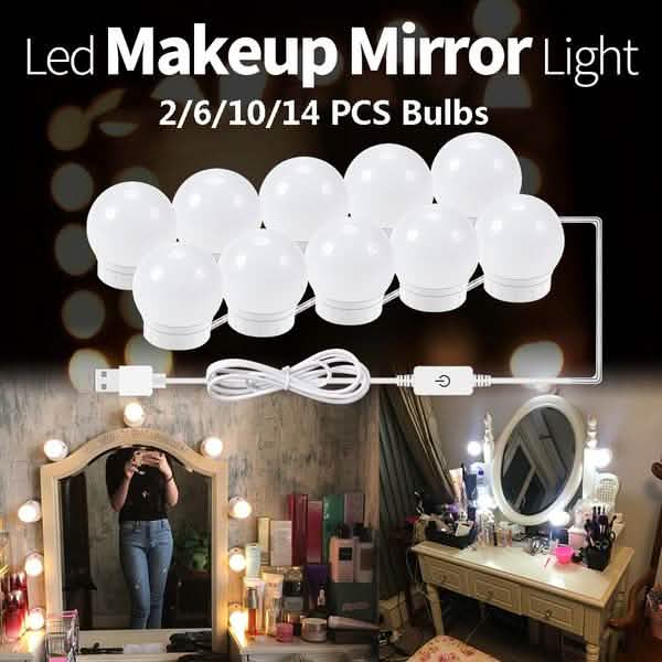 5V USB Power Vanity Lights Indoor Lighting - Tophatter Daily Deals