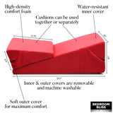 Love Cushion Set Foam Wedge Pillow Red > Sex Toys > Sex Positioners - Tophatter Daily Deals