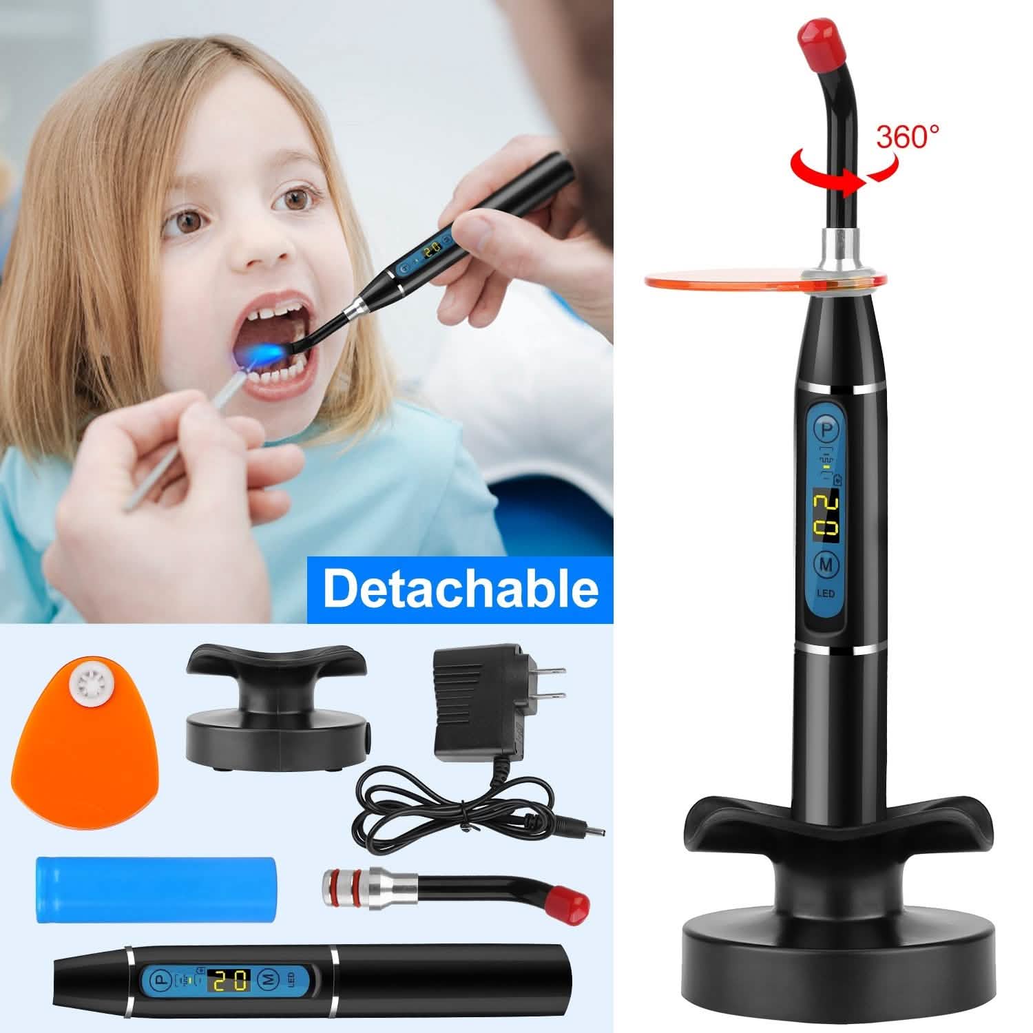 5W Cordless Dental LED Curing Light Beauty & Personal Care - Tophatter Daily Deals