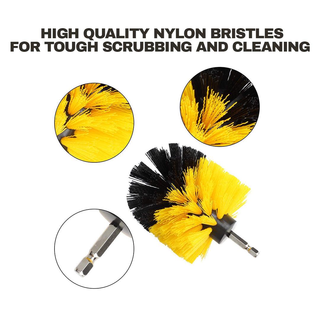 Soft Brush for Drill - 5 X Drill Attachment Cleaning Brush Set Power Scrub Home Car Tile Bathroom New Apparel & Accessories - Tophatter Daily Deals