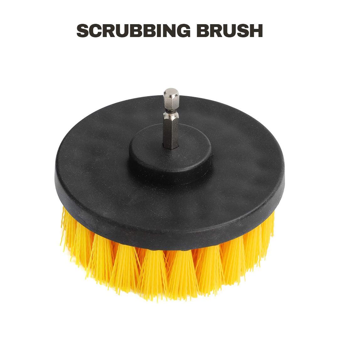 Soft Brush for Drill - 5 X Drill Attachment Cleaning Brush Set Power Scrub Home Car Tile Bathroom New Apparel & Accessories - Tophatter Daily Deals