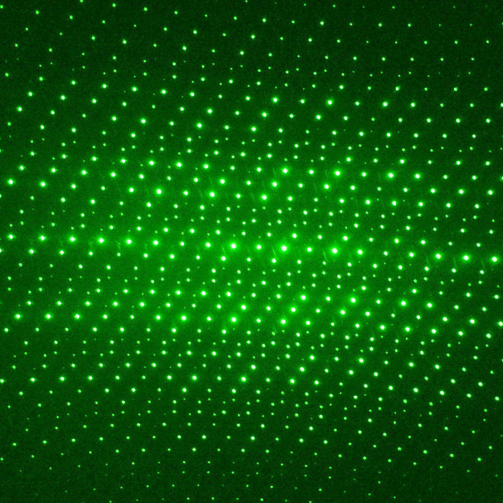 Green Laser Pointer Pen With 5 Different Laser Patterns + 5 Star Caps 5mW 532nm 6in1 Laser - Tophatter Daily Deals