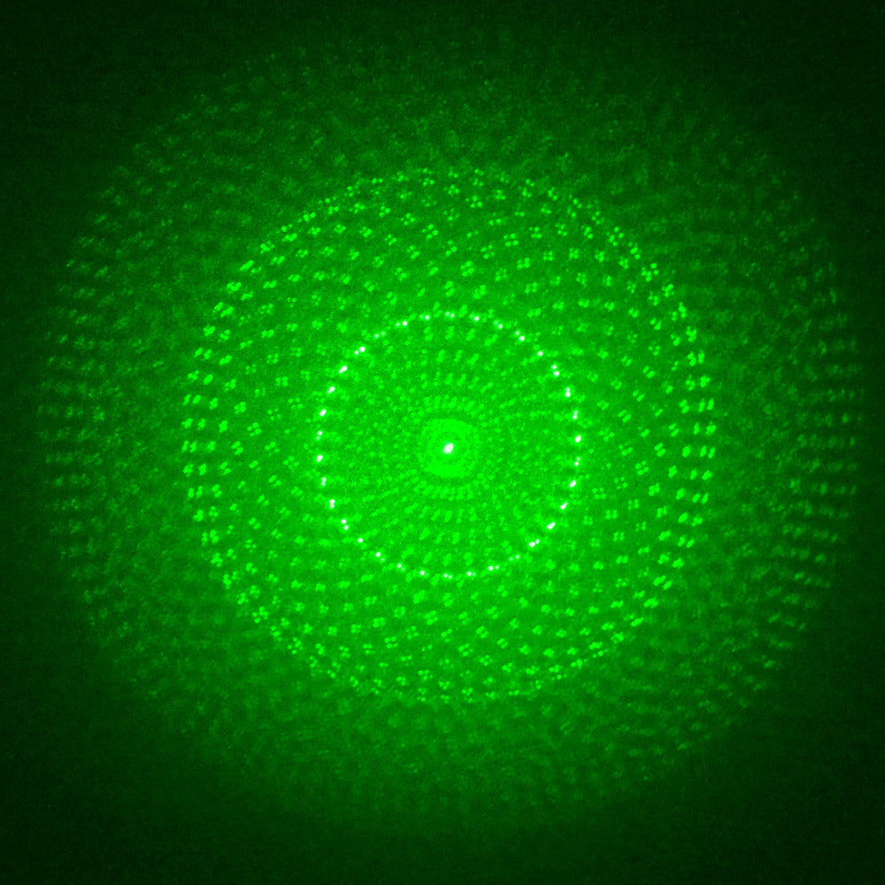 Green Laser Pointer Pen With 5 Different Laser Patterns + 5 Star Caps 5mW 532nm 6in1 Laser - Tophatter Daily Deals