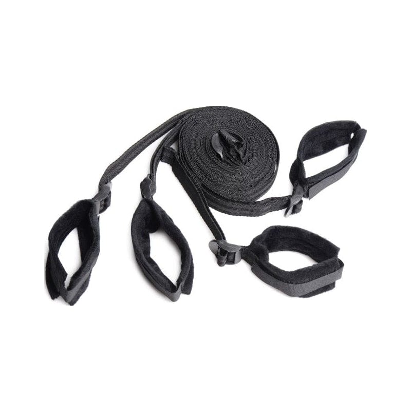 6-Piece Bed Restraint Bondage Kit Black > Bondage Gear > Bed Restraints - Tophatter Daily Deals