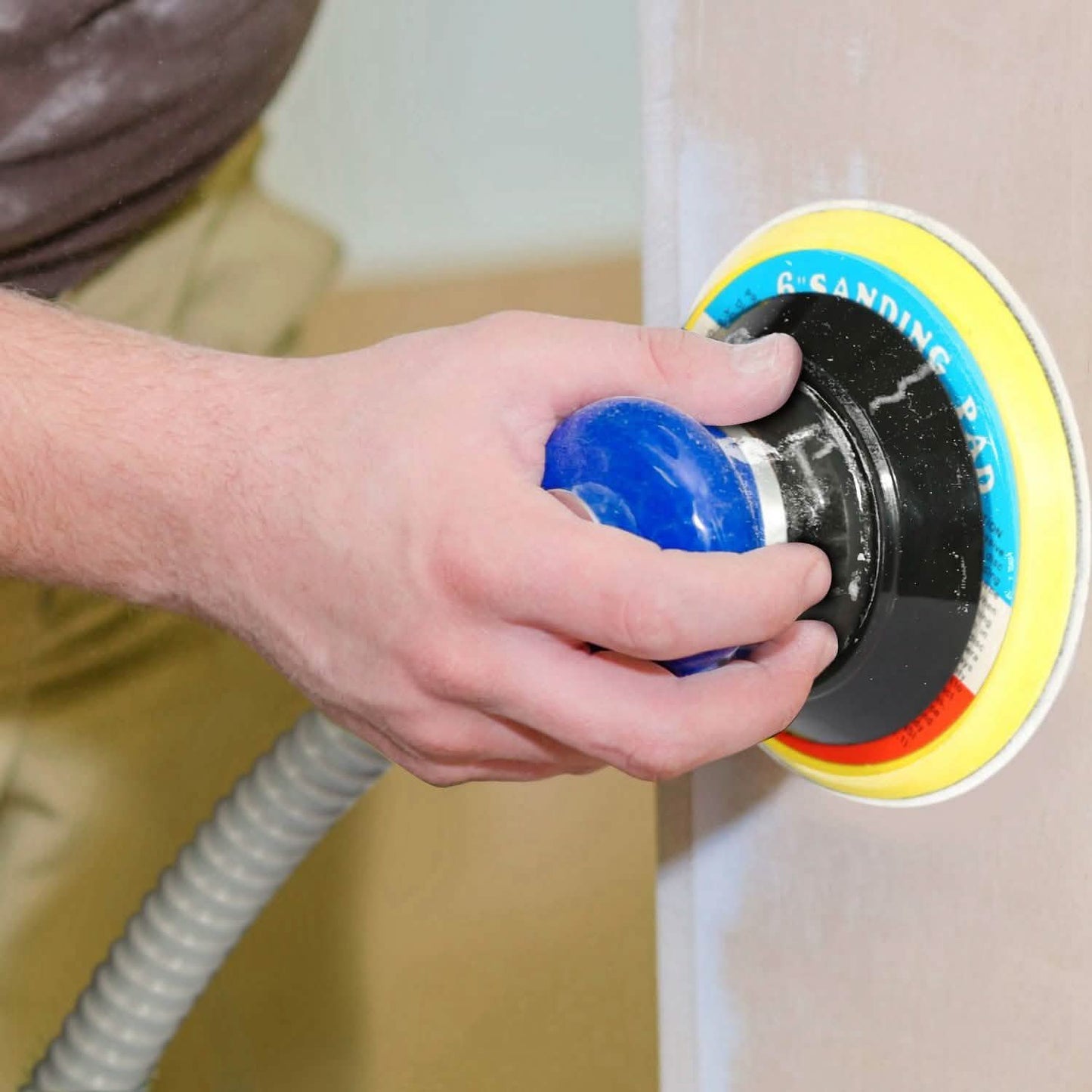 6" Air Random Orbital Sander Pneumatic Home Improvement - Tophatter Daily Deals
