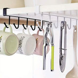 6 Hooks Kitchen Shelf Storage Rack Food Storage Containers - Tophatter Daily Deals