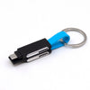 6-in-1 Keychain Charging Cable Blue Charging Cable - Tophatter Daily Deals