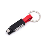 6-in-1 Keychain Charging Cable Red Charging Cable - Tophatter Daily Deals
