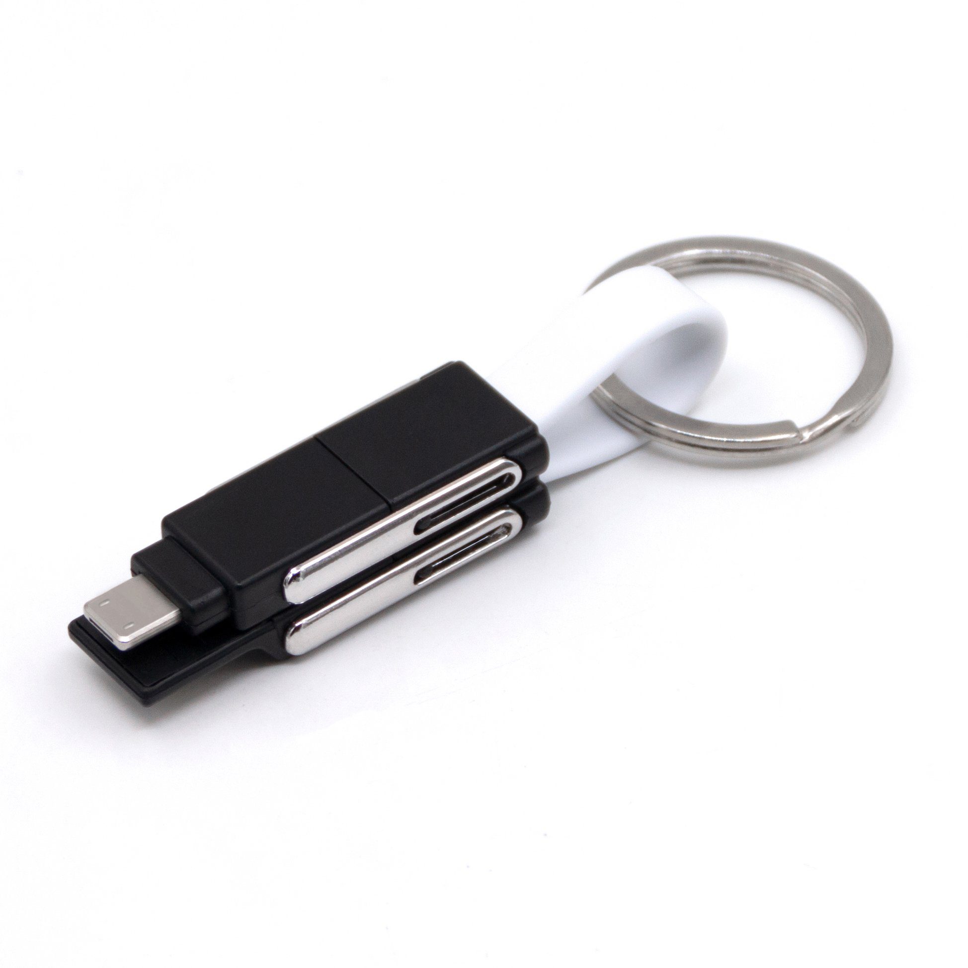 6-in-1 Keychain Charging Cable White Charging Cable - Tophatter Daily Deals