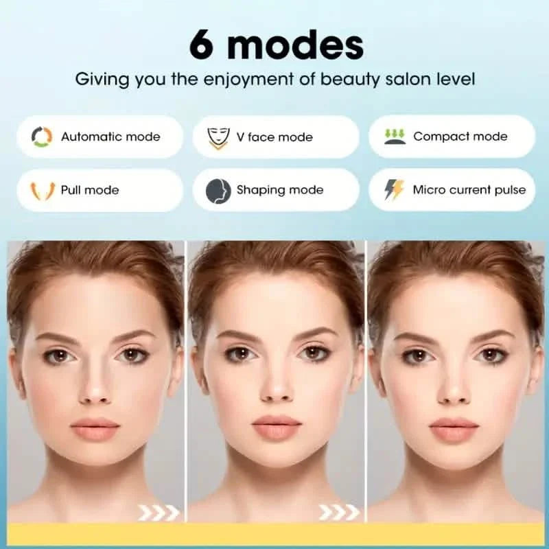 6-Mode 12-Speed Rechargeable V-Face Instrument Beauty & Personal Care - Tophatter Daily Deals