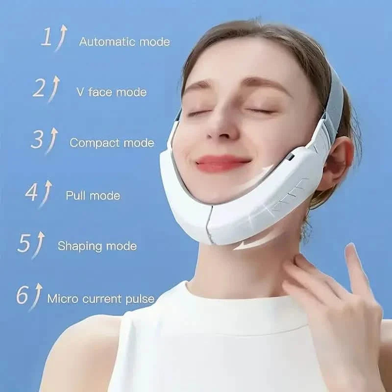 6-Mode 12-Speed Rechargeable V-Face Instrument Beauty & Personal Care - Tophatter Daily Deals