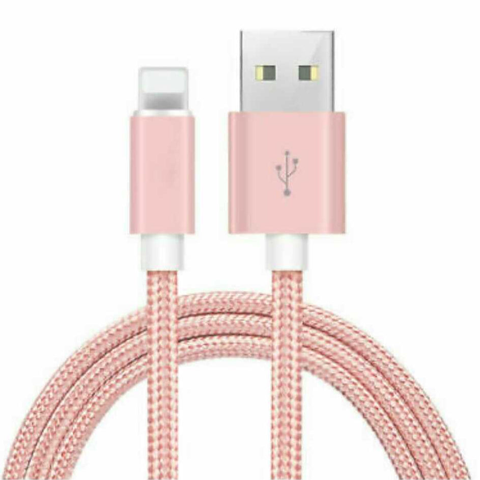 6-Pack: 10-Foot Braided Heavy-Duty Lightning Cables for Apple Devices Charging Cable - Tophatter Daily Deals