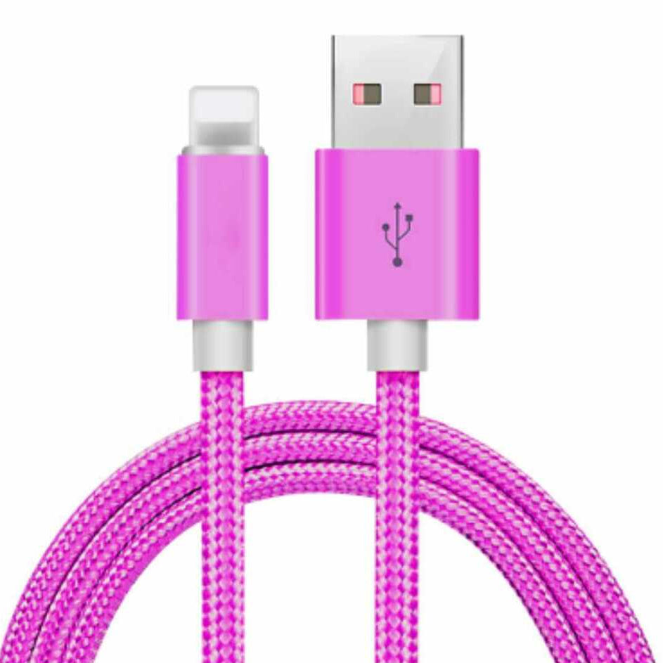 6-Pack: 10-Foot Braided Heavy-Duty Lightning Cables for Apple Devices Charging Cable - Tophatter Daily Deals