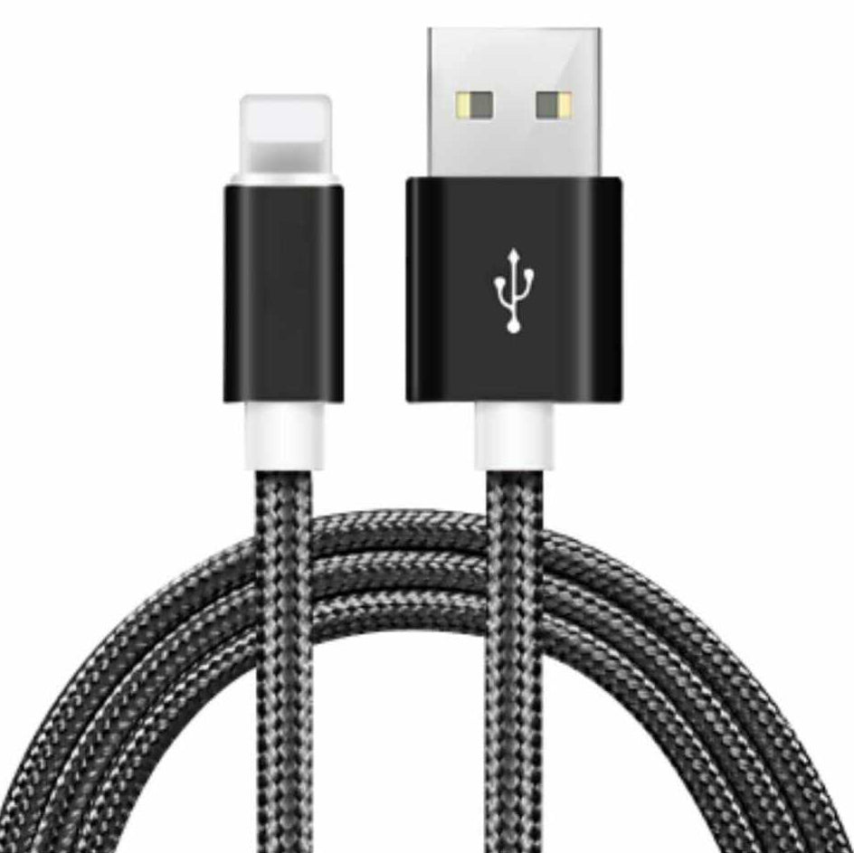 6-Pack: 10-Foot Braided Heavy-Duty Lightning Cables for Apple Devices Charging Cable - Tophatter Daily Deals