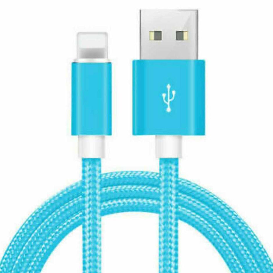 6-Pack: 10-Foot Braided Heavy-Duty Lightning Cables for Apple Devices Charging Cable - Tophatter Daily Deals