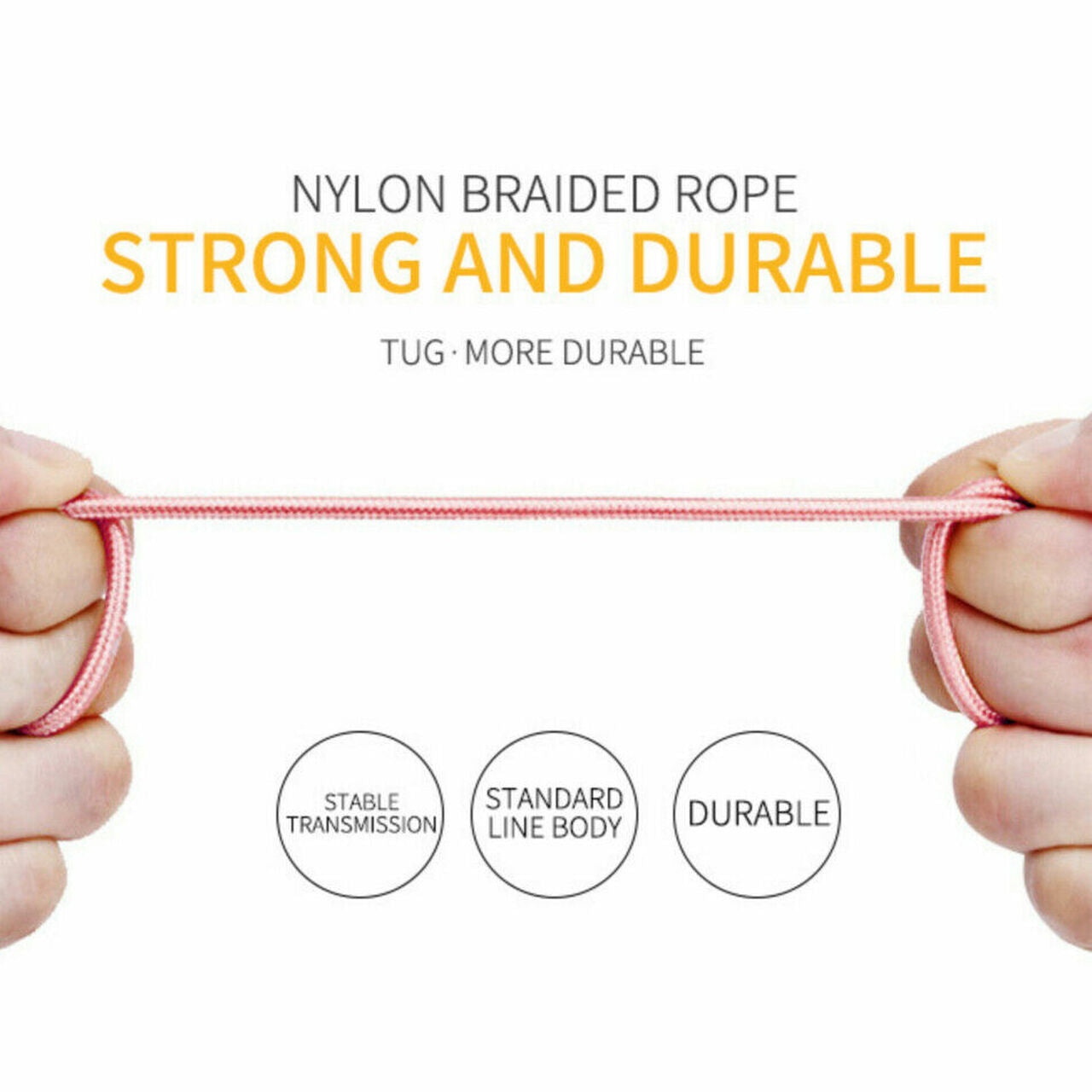 6-Pack: 10-Foot Braided Heavy-Duty Lightning Cables for Apple Devices Charging Cable - Tophatter Daily Deals