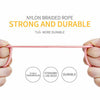 6-Pack: 10-Foot Braided Heavy-Duty Lightning Cables for Apple Devices Charging Cable - Tophatter Daily Deals