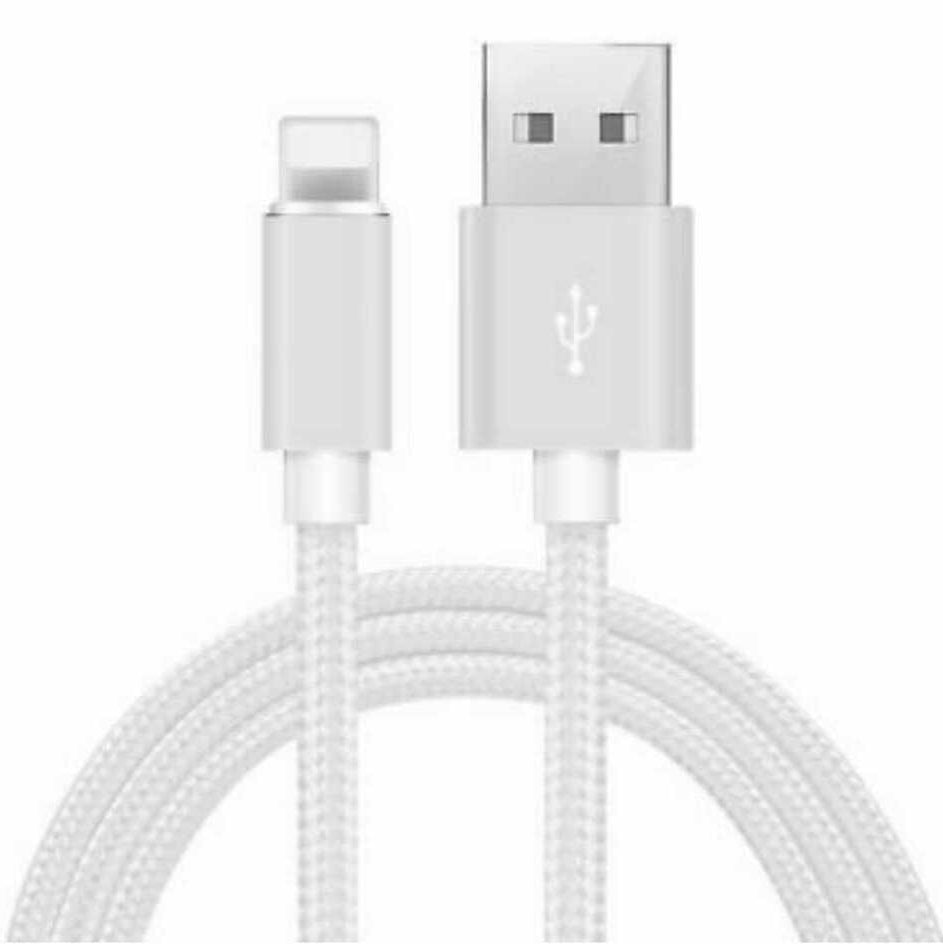 6-Pack: 10-Foot Braided Heavy-Duty Lightning Cables for Apple Devices Charging Cable - Tophatter Daily Deals