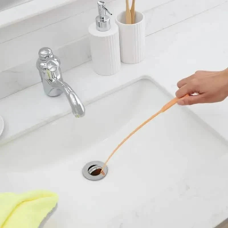6-Pack: 19.6-inch Flexible Basic Drain Plug Remover Bath - Tophatter Daily Deals