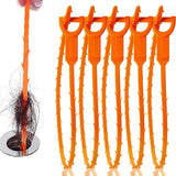 6-Pack: 19.6-inch Flexible Basic Drain Plug Remover Bath - Tophatter Daily Deals