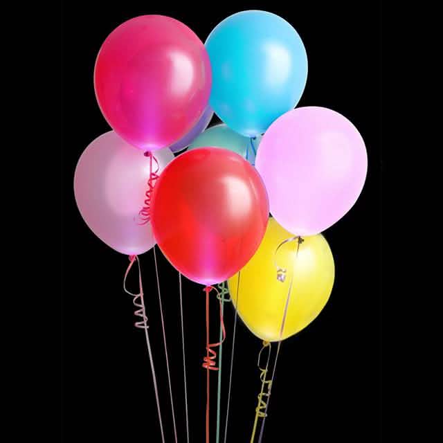 6-Pack: 6 Color LED Balloons School, Office & Art Supplies - Tophatter Daily Deals