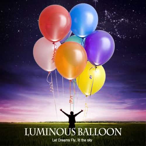 6-Pack: 6 Color LED Balloons School, Office & Art Supplies - Tophatter Daily Deals