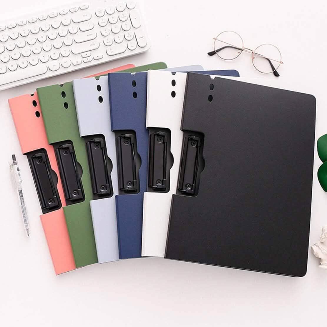 6-Pack: A4 Binder Punchless with Spring Action Clamp School, Office & Art Supplies - Tophatter Daily Deals