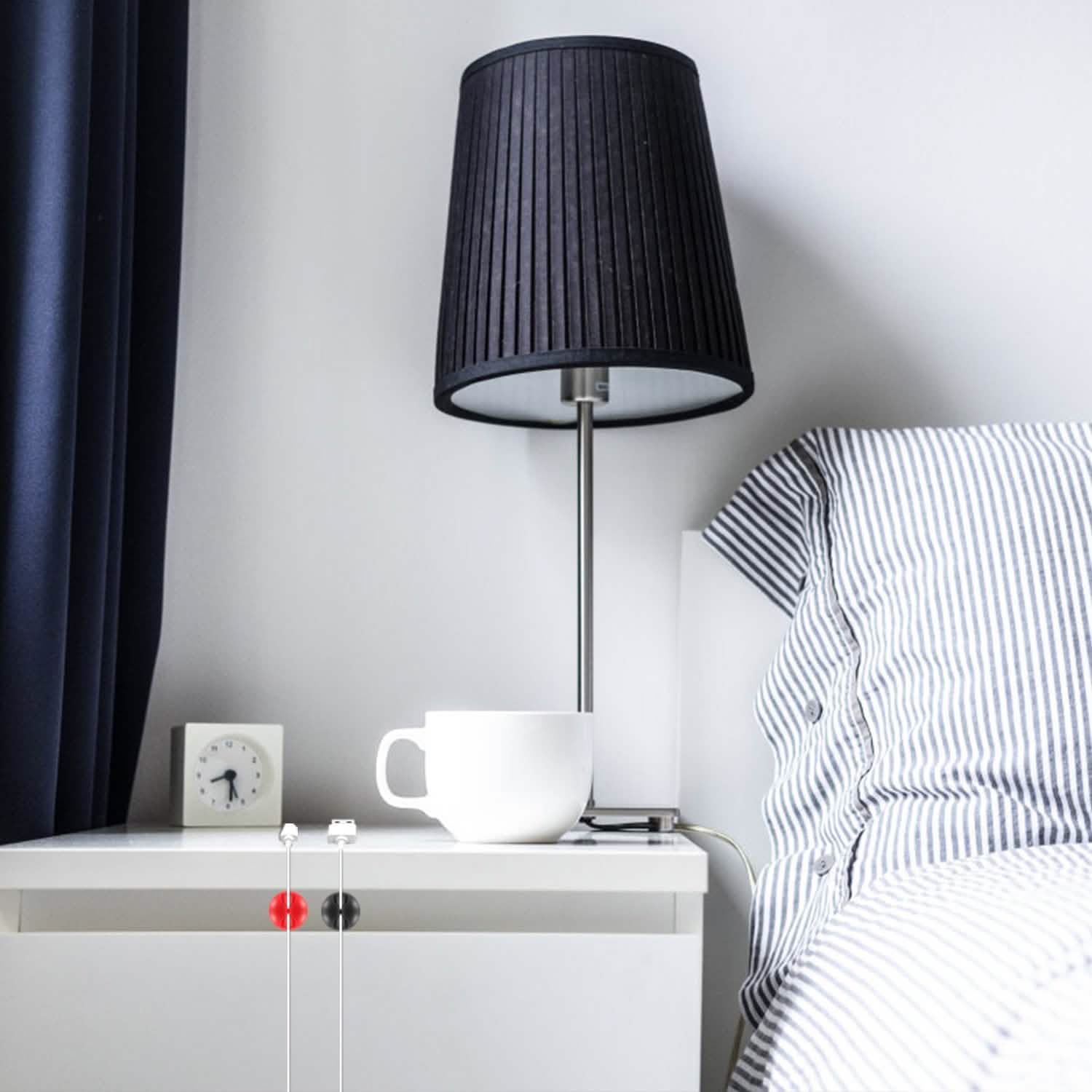 6-Pack: Cable Clips Adhesive Wire Cord Clamps Mobile Accessories - Tophatter Daily Deals