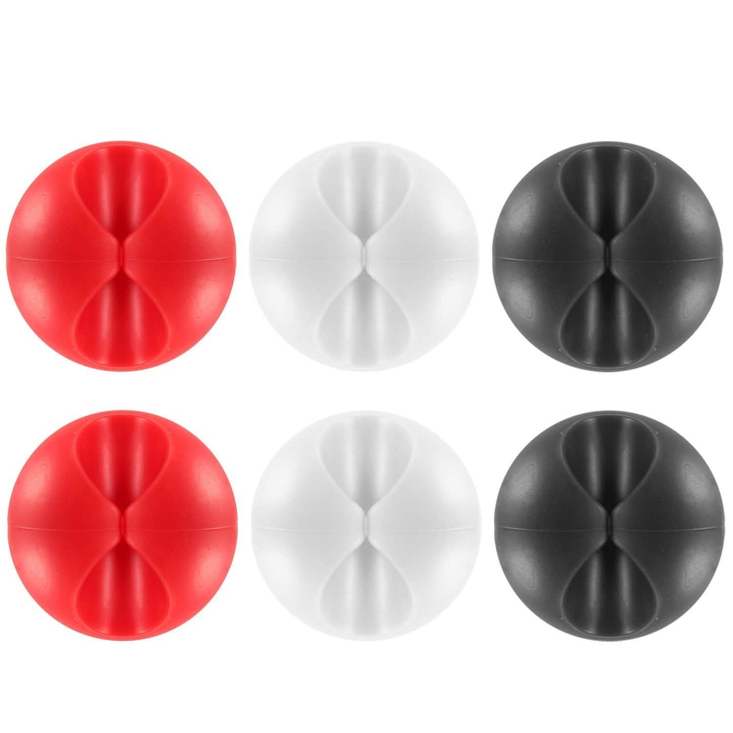 6-Pack: Cable Clips Adhesive Wire Cord Clamps Mobile Accessories - Tophatter Daily Deals