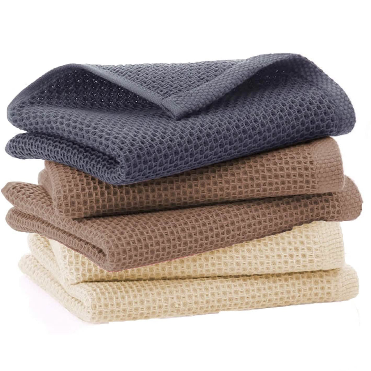 6-Pack: Cotton Waffle Woven Kitchen Towel Kitchen Tools & Gadgets - Tophatter Daily Deals