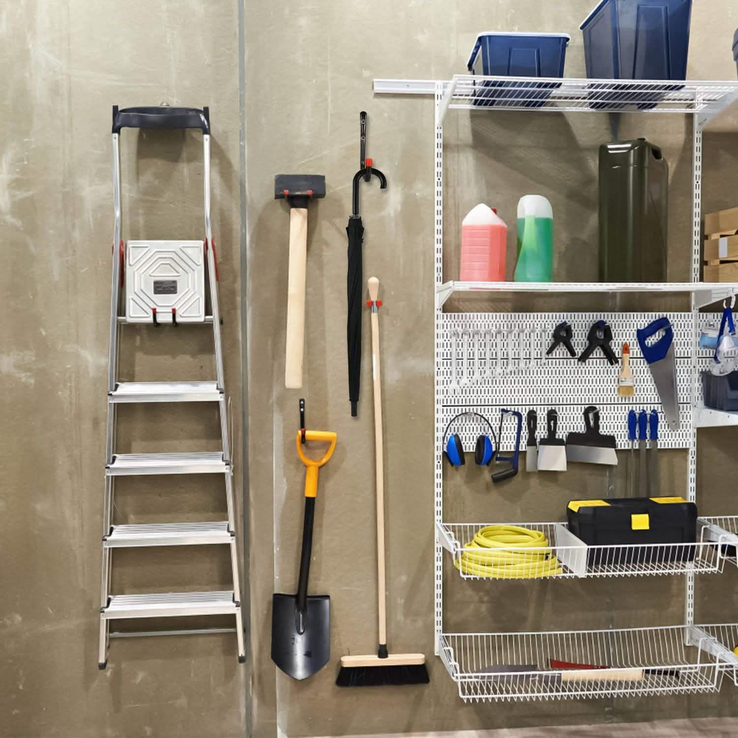 6-Pack: Garage Storage Hooks Storage & Organization - Tophatter Daily Deals