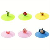 6-Pack: Leak-proof and Dustproof Silicone Cup Cover for Ceramic Tea Cups and Water Cups Kitchen Tools & Gadgets - Tophatter Daily Deals