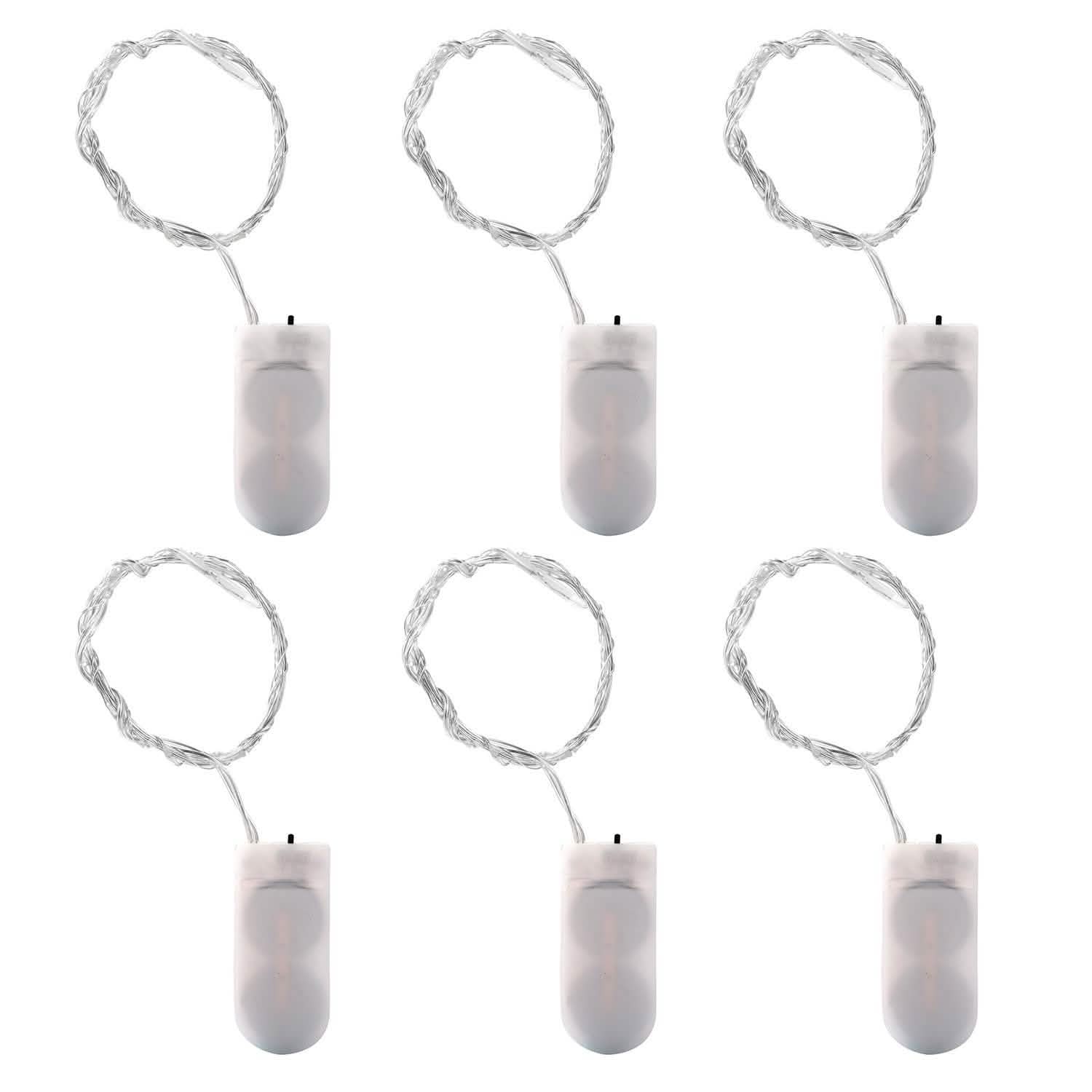6-Pack: LED String Lights String & Fairy Lights - Tophatter Daily Deals